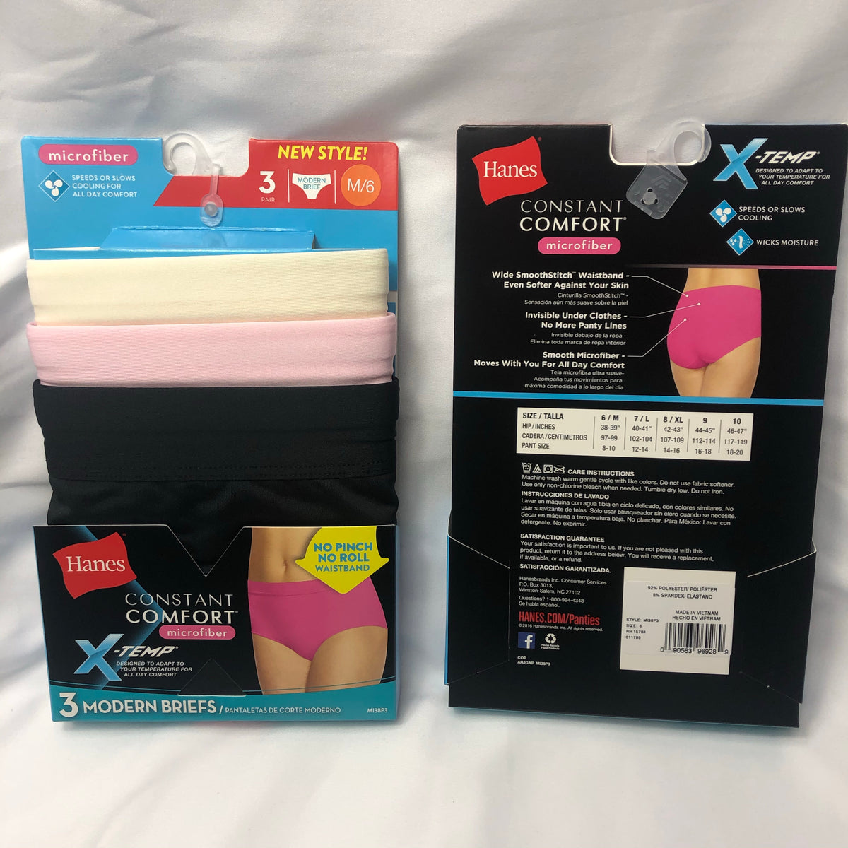Hanes Xtemp Constant Comfort Bikini 3-Pack, Assorted Colors – Shamrock  Apparel