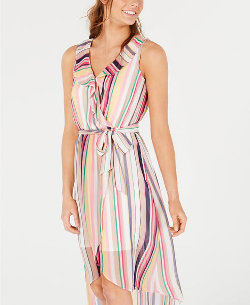 bcx dress pink Bcx Juniors' Strapless Rose Placement Bodycon Dress - Pink