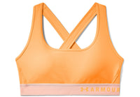 Under Armour Women's Armour Mid Crossback Sports Bra - Mango Orange - XS