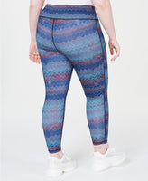 Ideology Plus Chevron-Print Leggings- Chevron Multi   2X