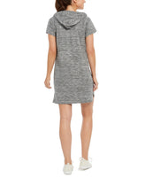 Ideology Terry Hoodie Dress Charcoal Heather S