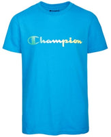 Champion Toddler Boys Ombre Script Log Medium Blue 3T