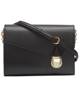 Calvin Klein Iris Leather Crossbody Bag Black