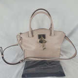 DKNY Elissa Top-Zip Pebble Satchel Iconic Rose Blush/Gold (Other) MSRP$268