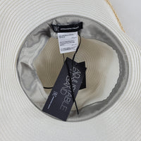 I.N.C. Mixed Braid Colorblocked Floppy Hat - Med Beige  $38.5