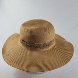 I.N.C. Lace Insert Floppy Black Hat - Natural