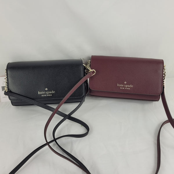 Pre-owned Kate Spade Staci Small Flap Crossbody Saffiano Leather Wlr00632  $239