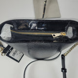 DKNY Kim Chain Bucket Leather Bag - Black/Gold  MSRP$220