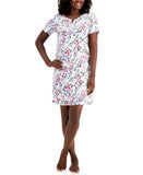 Charter Club Cotton Sleep Shirt Nightgown Multi Floral XS