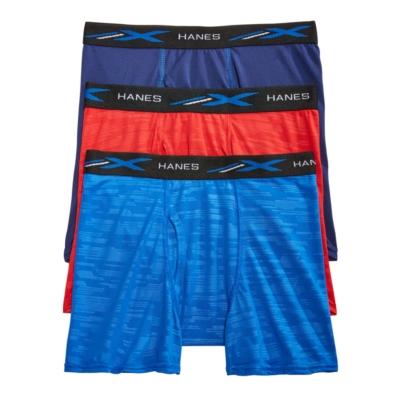 Hanes Boys Hanes 3-Pack X-Temp Performance Boxer Briefs Assorted Sz M –  Shamrock Apparel