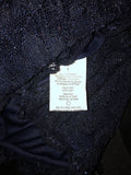 Speechless 2-pc Glitter Lace Dress Navy Juniors Size 1