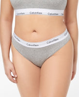 Calvin Klein Thong Gray 1X