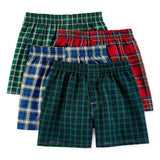 Hanes Boys 4-Pack Ultimate Tartan Boxers  Assorted Medium 10-12