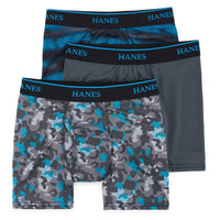 Hanes Boys Hanes 3-Pack X-Temp Performance Boxer Briefs Assorted XL (BUPPX3)