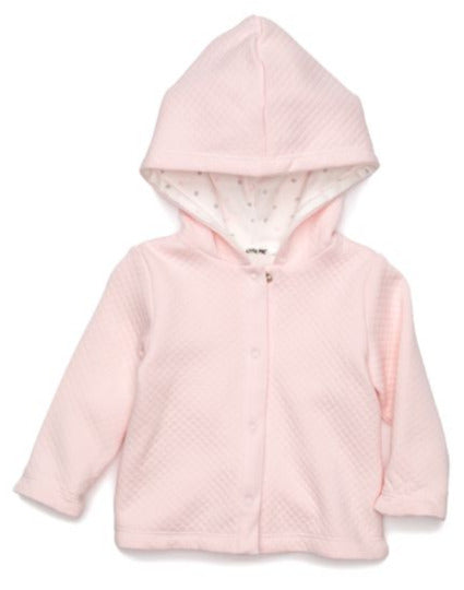 Little Me Pink Baby Girls Spots Reversible Jacket Pink  3MOS
