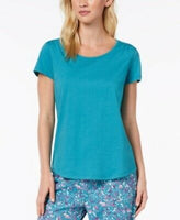 CHARTER CLUB Intimates Turquoise Solid Sleepwear  LARGE