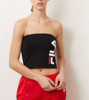 Fila Teodora Logo Bandeau Top Black M