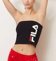 Fila Teodora Logo Bandeau Top Black M