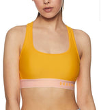 Under Armour Women's Armour Mid Crossback Sports Bra - Mango Orange - XS