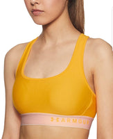 Under Armour Women's Armour Mid Crossback Sports Bra - Mango Orange - XS