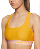 Under Armour Women's Armour Mid Crossback Sports Bra - Mango Orange - XS