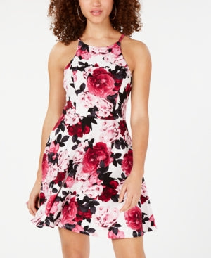 Speechless Printed Scuba Fit Dress Ivory Berry 5 Shamrock Apparel Speechless Printed Scuba Fit Dress Ivory Berry 5 Shamrock Apparel