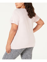 Columbia Plus  Word Block T-Shirt Mineral Pink 2X