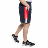 Adidas Aeroready Men Active Shorts With Zipper Pockets Blue S