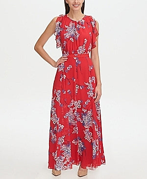 Tommy Hilfiger Eloise Floral Chiffon Dress Raspberry 16 – Shamrock Apparel Tommy Hilfiger Eloise Floral Chiffon Dress Raspberry 16 – Shamrock Apparel