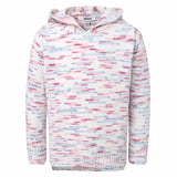 DKNY Youth Girls Chenille Pullover Hoodie Sweater Multi