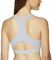 Dkny Litewear Seamless High Ribbed Bralette  Grey MED