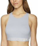 Dkny Litewear Seamless High Ribbed Bralette  Grey MED