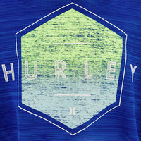 Hurley Youth Hooded Long Sleeve Tee Blue YXL