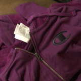 Champion Plus Size Heritage Herringbone Hoodie Venetian Purple 1X-3X