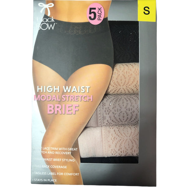 Let Go High Waist Backless Briefs In Black Cotton – The End Label