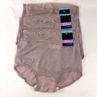 Bali Lacy Skamp Brief Panty Warm Steel 1 & 3-Packs Sz 5 (Style 2744)