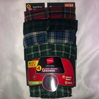 Hanes Boys 4-Pack Ultimate Tartan Boxers  Assorted Medium 10-12