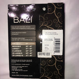 Bali 3+1 Bonus Pack Comfort Luxe Hi-Cut Panties Assorted Sz 8 (K883B6)