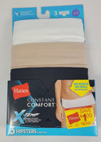 Hanes Women's Constant Comfort X-Temp Hipster Panties 3-Pack (CC41AS)