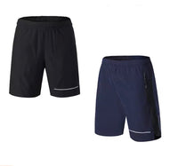 Shamrock Athletics Men Active Woven Shorts With Zipper Pockets