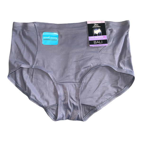 Bali Simply Smooth Modern Brief 1 & 3-Packs Jet  (Style 2S61)