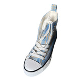 Shamrock Athletics Women Canvas Shoes Light Blue Plaid