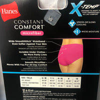 Hanes 3-Pack Women's X-Temp Constant Comfort Microfiber Boyshorts