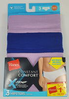 Hanes Women's Constant Comfort X-Temp Hipster Panties 3-Pack (CC41AS)