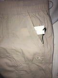 Calvin Klein Smocked Waistband Cargo Pants  Beige XS & M