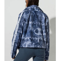 Champion Cropped Coachs Jacket Logo Denim Indigo M