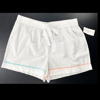 Charter Club  Woven Cotton Pajama Shorts Bright White 2XL