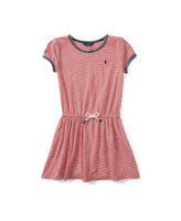 Big Girls Striped Jersey T-shirt Dress  S (7)