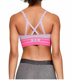 Under Armour Seamless Strappy-Back Low-Impact Bra Purple Ace XS