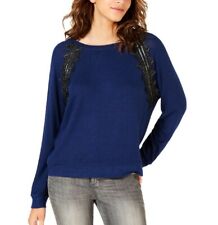 Ultraflirt, Lace Crew Neck Top,  Color Blue, Juniors Size XL